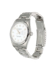 Pre-Owned Rolex Oyster Perpetual Date 15200 34mm White Roman Dial Oyster Bracelet – P Serial, Circa 2000