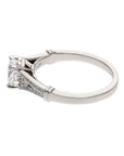 Hearts On Fire Dream Cut 1.05ct F SI2 Natural Diamond Platinum Engagement Ring – 1.43ct TW