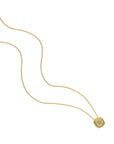 18K Yellow Gold 0.82ct Natural Fancy Intense Yellow Cushion Diamond Pendant with Chain GIA Report