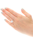 3.01ct GIA Round Hidden Halo Engagement Ring