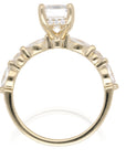 2.02ct Emerald Cut Lab Grown Diamond 14K Yellow Gold Engagement Ring G VS1