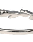 14K White Gold Diamond Vine Band 0.10ctw H/I I1 Size 7 Dainty Elegant 1.8g
