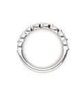 East West Oval Diamond Band