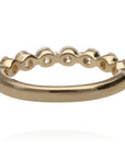 14K Yellow Gold Single Prong Diamond Band