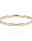 14K Yellow Gold Diamond Band .20ctw Split Prong Size 6.5 Dainty Chic 1.5gram