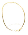 14K Yellow Gold Box Chain Bracelet 7.25in 2mm 5.74g Sleek Classic Style