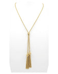 David Yurman Tassel Gold Necklace