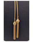 David Yurman Tassel Gold Necklace
