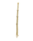 14K Two Tone Mesh Bracelet