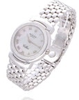 Pre-Owned Rolex Cellini 18K White Gold Diamond Mother-of-Pearl Dial Watch 6671