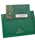 Pre-Owned Rolex Wimbledon 41mm 126334- Stainless /18k Fluted Bezel Slate Dial Box, Card