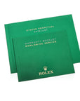 Pre-Owned Rolex Wimbledon 41mm 126334- Stainless /18k Fluted Bezel Slate Dial Box, Card