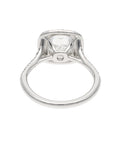 Tiffany & Co. Soleste 2.02ct G VS2 Cushion Diamond Double Halo Platinum Engagement Ring