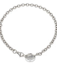 Tiffany & Co. Return to Tiffany Sterling Silver Estate Choker Necklace 15.5"