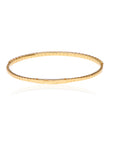 14K Yellow Gold Flex Bangle 2.00ct Round Diamonds G/H SI2 6.75 Bracelet 8.1g