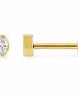 Modern Marquise Natural Diamond Studs