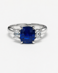 Timeless Sapphire Three Stone