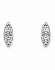 Petite Diamond Marquise Studs