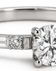 Refined Diamond Accent Ring