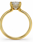 Radiant Hidden Halo Ring