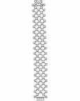 18K White Gold Diamond Mesh Bracelet – 3.75 CTW
