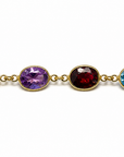 14K Yellow Gold Multi-Gemstone Bracelet