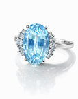 Ocean Light Aquamarine Ring