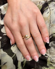 Pear Diamond Bypass Ring