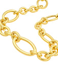 Lady’s 14K Yellow Gold Graduating Oval Link Necklace – 18"