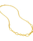 Lady’s 14K Yellow Gold Graduating Oval Link Necklace – 18"