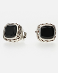John Hardy Onyx Braided Stud Earrings