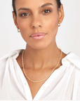 14K Yellow Gold Textured Forzentina Chain Necklace – 3.80mm, 18"