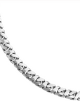 Sterling Silver 7mm 8-Sided Diamond Cut Curb Chain Bracelet – 8"