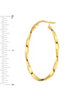Precious Metal (No Stones) Earring