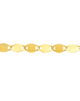 14ky 10" adj Valentino Ch anklet