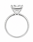 Platinum 4.02ct Earth-Mined Natural Cushion Diamond Ring – GIA H VS1