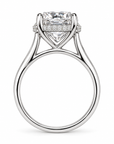 14K White Gold 6.04 CT Lab-Grown Oval Diamond Solitaire Ring