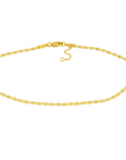 14ky 10" adj Valentino Ch anklet