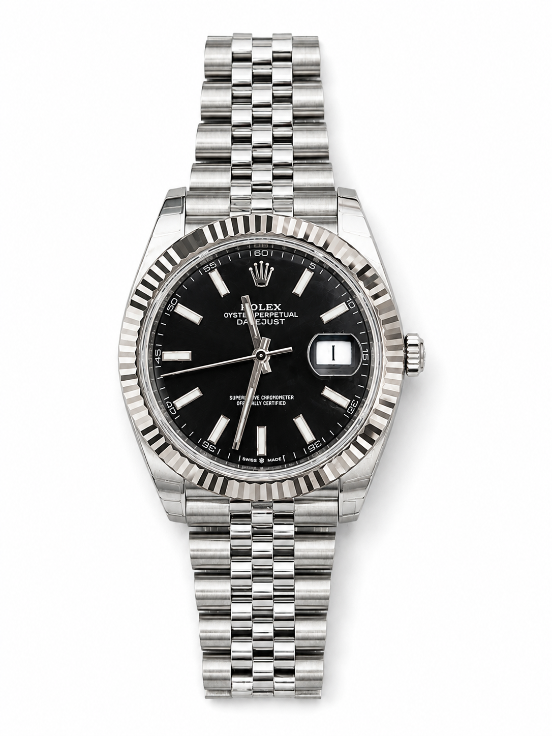 Pre-Owned Rolex Datejust 41 Black Dial Jubilee Bracelet | Iroff &amp; Son Jewelers