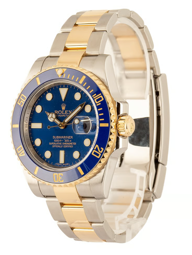 Rolex Submariner Date 116613LB "Bluesy" 18K Yellow Gold &amp; Stainless Steel Watch – 2017, Box &amp; Papers