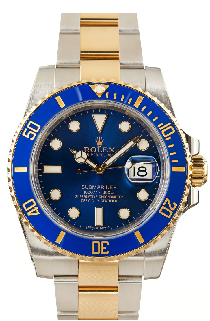 Rolex Submariner Date 116613LB "Bluesy" 18K Yellow Gold &amp; Stainless Steel Watch – 2017, Box &amp; Papers