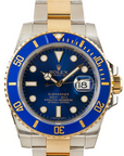 Rolex Submariner Date 116613LB "Bluesy" 18K Yellow Gold & Stainless Steel Watch – 2017, Box & Papers