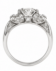 Vintage Old European Cut Diamond Engagement Ring in 14K White Gold – 1.24 CTW