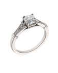 Hearts On Fire Dream Cut 1.05ct F SI2 Natural Diamond Platinum Engagement Ring – 1.43ct TW