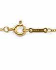 Tiffany & Co. Estate 18K Yellow Gold Emerald & Diamond Halo Pendant – .60ct Pear Emerald