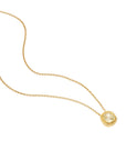 18K Yellow Gold 0.82ct Natural Fancy Intense Yellow Cushion Diamond Pendant with Chain GIA Report