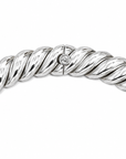 David Yurman Sterling Silver Sculpted Cable Necklace 19mm