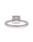 Platinum 1.91ct Round GIA Diamond Hidden Halo Engagement Ring
