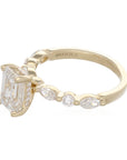 2.02ct Emerald Cut Lab Grown Diamond 14K Yellow Gold Engagement Ring G VS1
