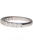 14K White Gold Diamond Band 1.00ctw G/H SI1 Shared Prong Size 7 Ring   3.1g